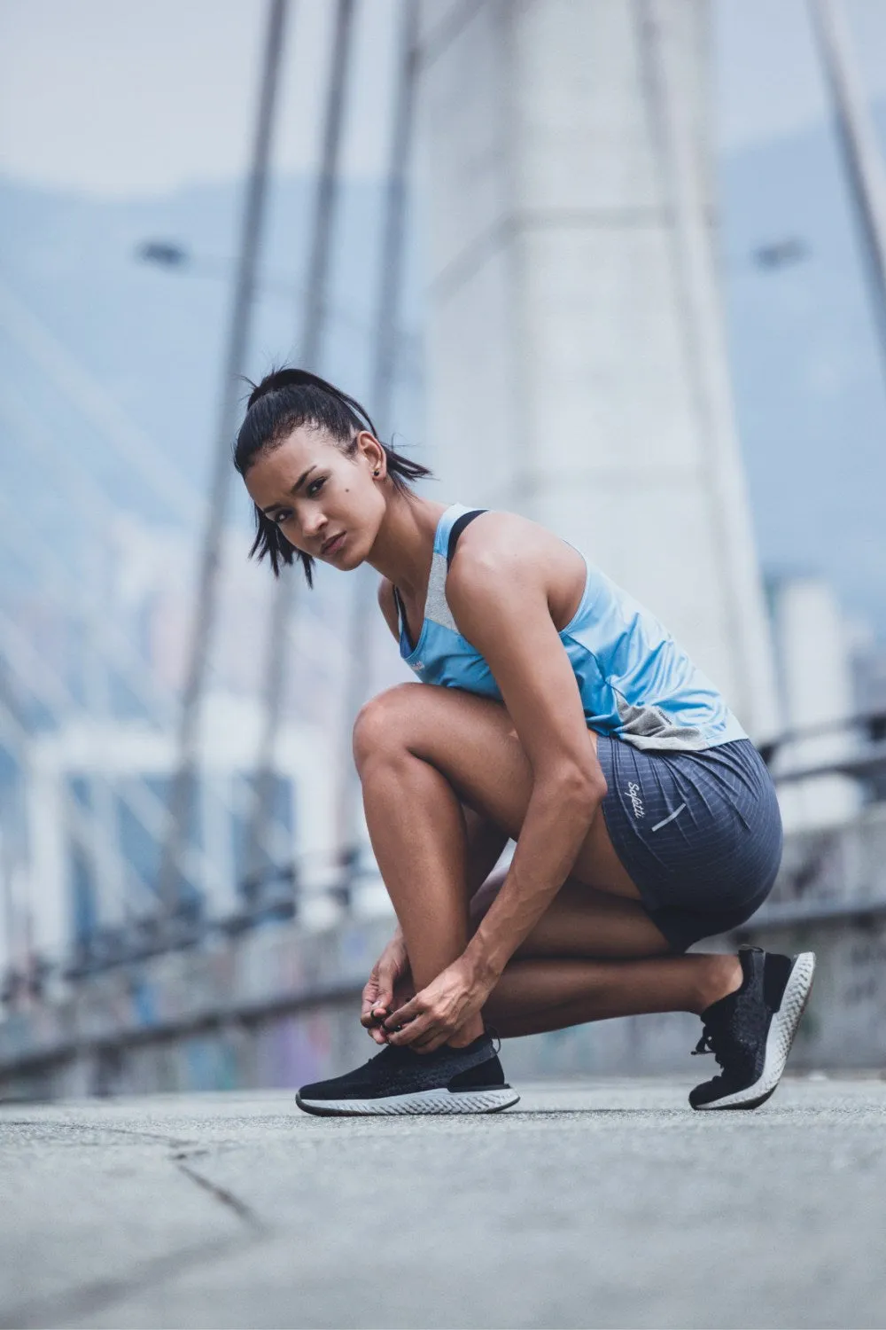 Sunset Running - Endeavor - Sleeveless Running Jersey. Women