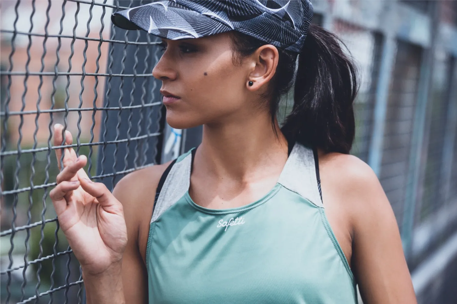 Sunset Running - Indomite - Sleeveless Running Jersey. Women