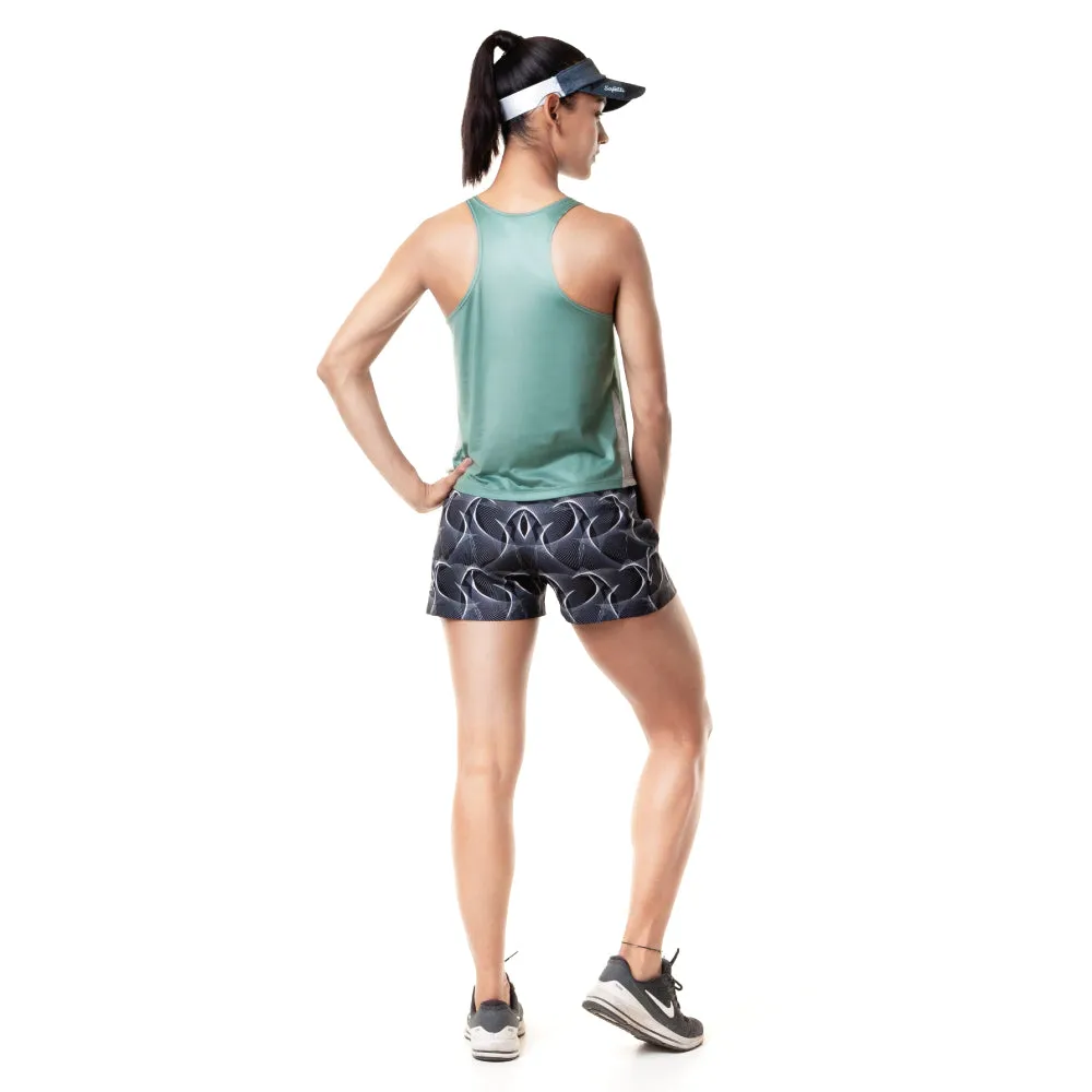 Sunset Running - Indomite - Sleeveless Running Jersey. Women