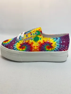 Superga Tie-Dye Platform Sneakers