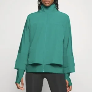 Sweaty Betty Fast Lane Running Jacket Athletic Wave Green Women's Size XS