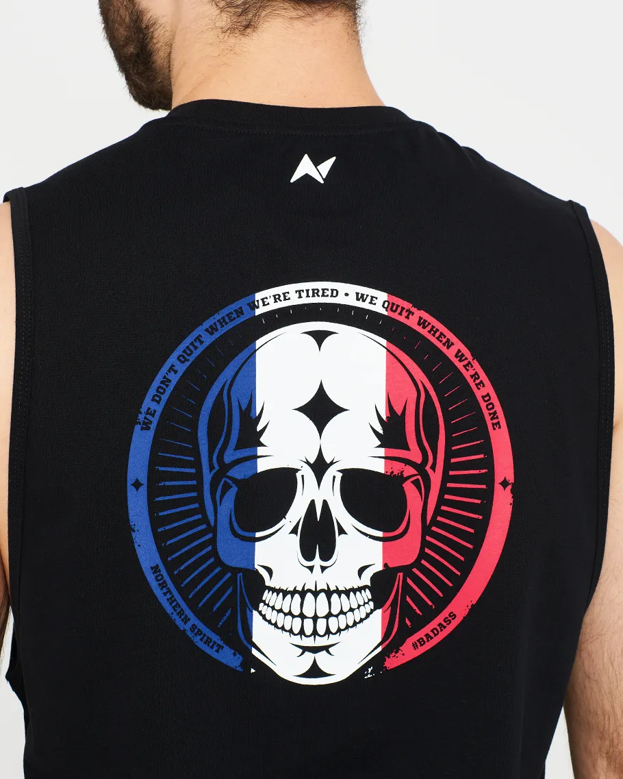 Tank - NS Angel French Skull