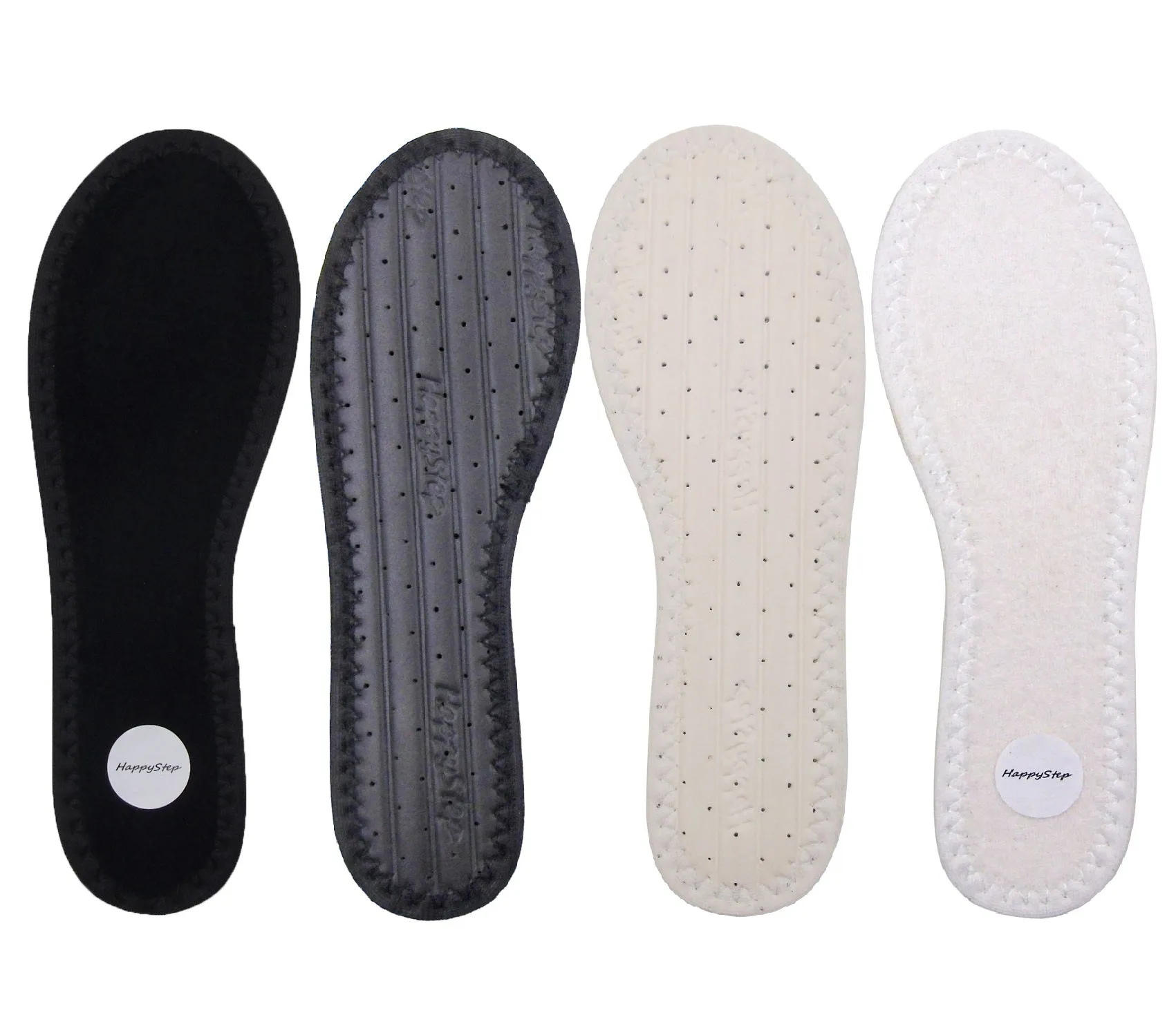Terry Cloth Barefoot Insoles (2 pairs)