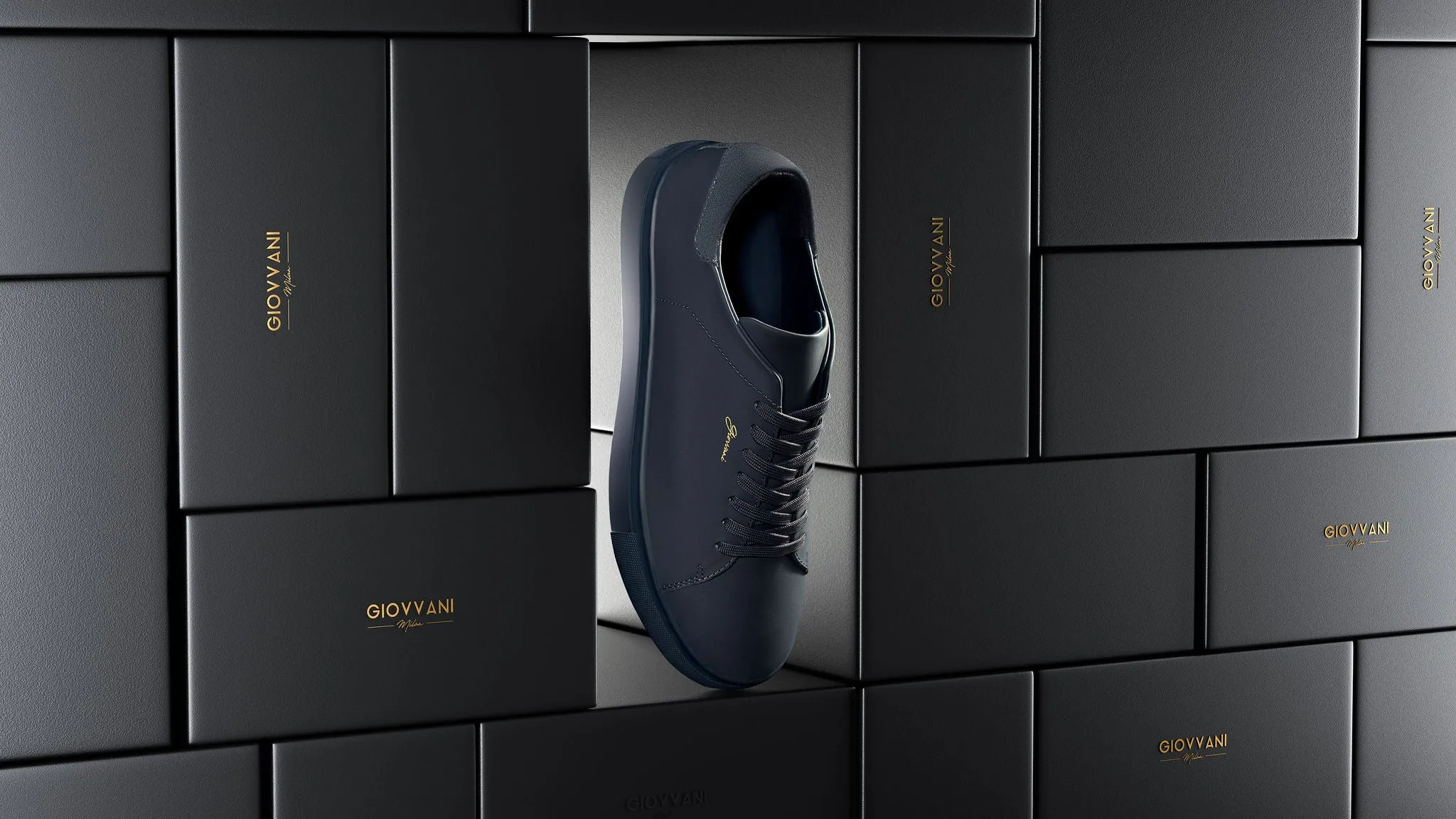 The Lorenzo - Blue Leather / Blue Sole