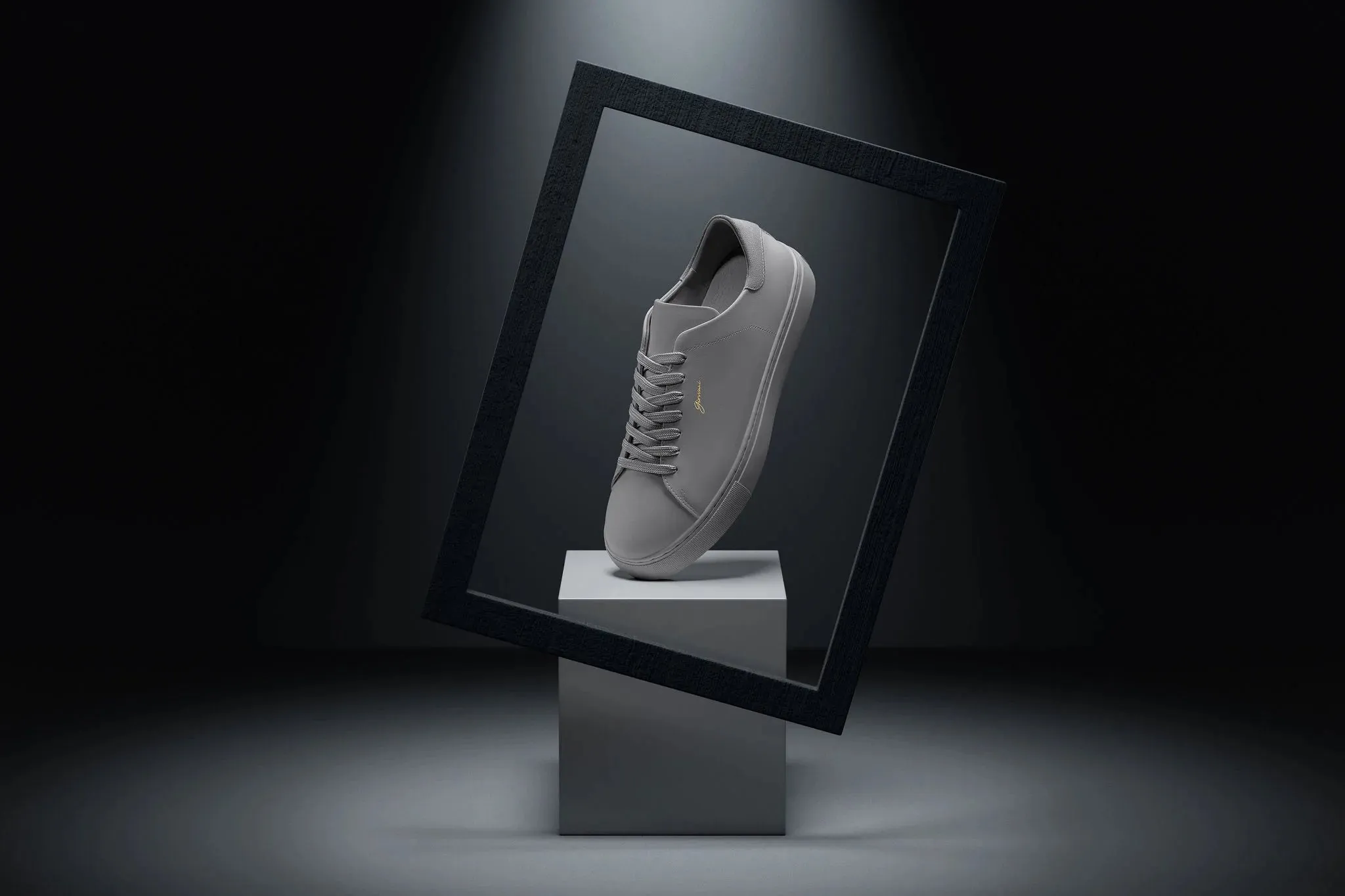 The Lorenzo - Grey Leather / Grey Sole