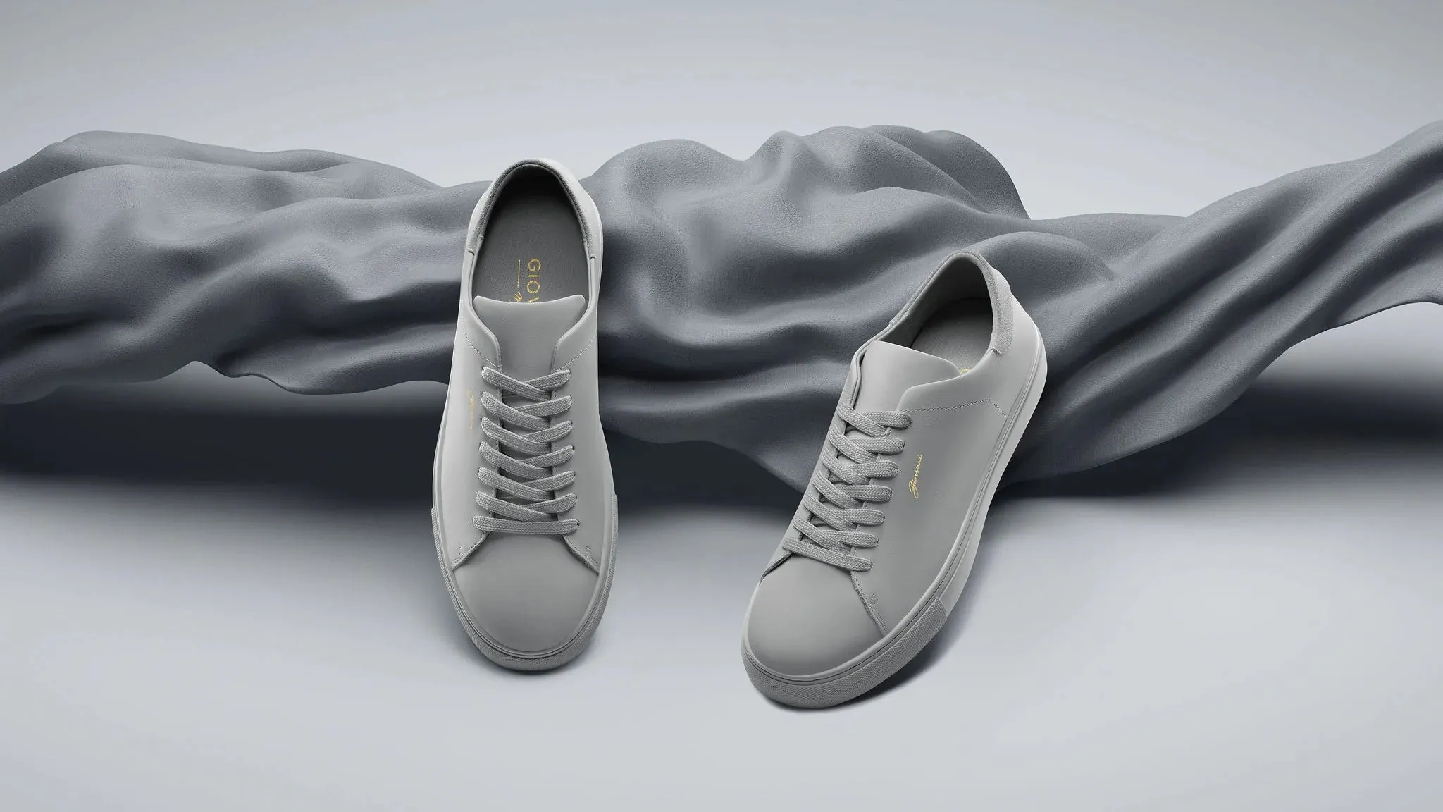 The Lorenzo - Grey Leather / Grey Sole