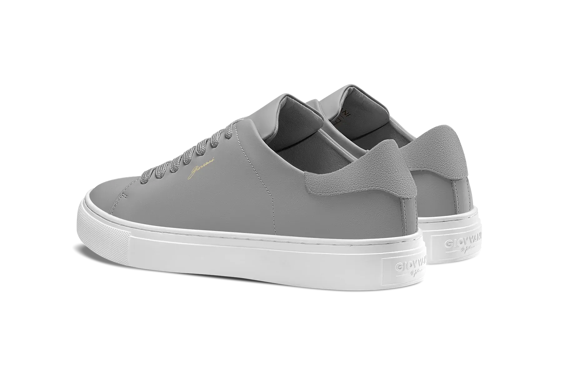 The Lorenzo - Grey Leather / White Sole - Womens