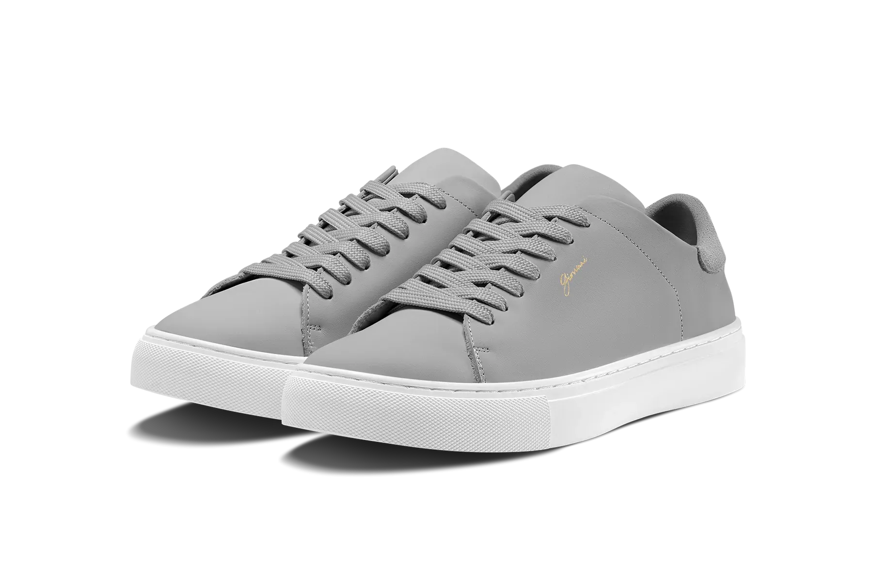 The Lorenzo - Grey Leather / White Sole - Womens
