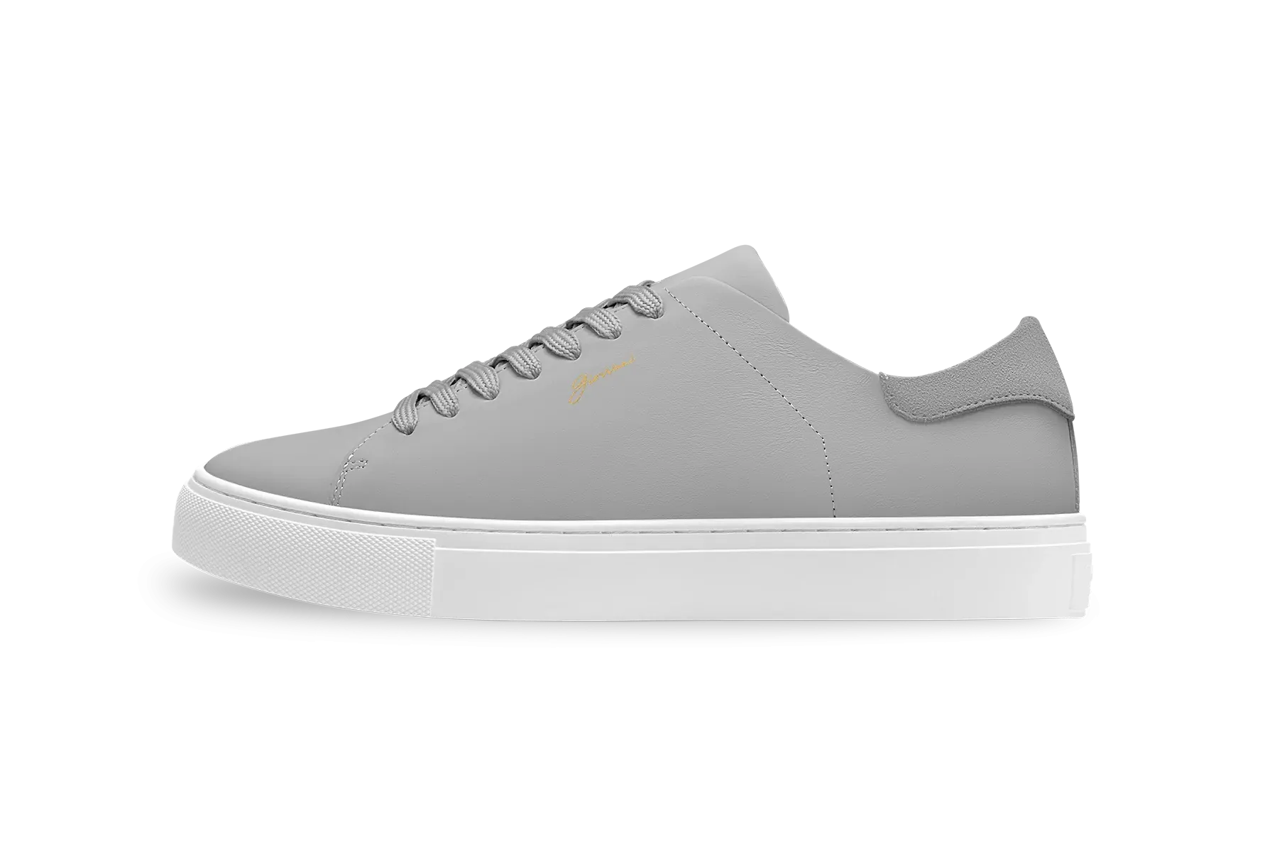 The Lorenzo - Grey Leather / White Sole - Womens