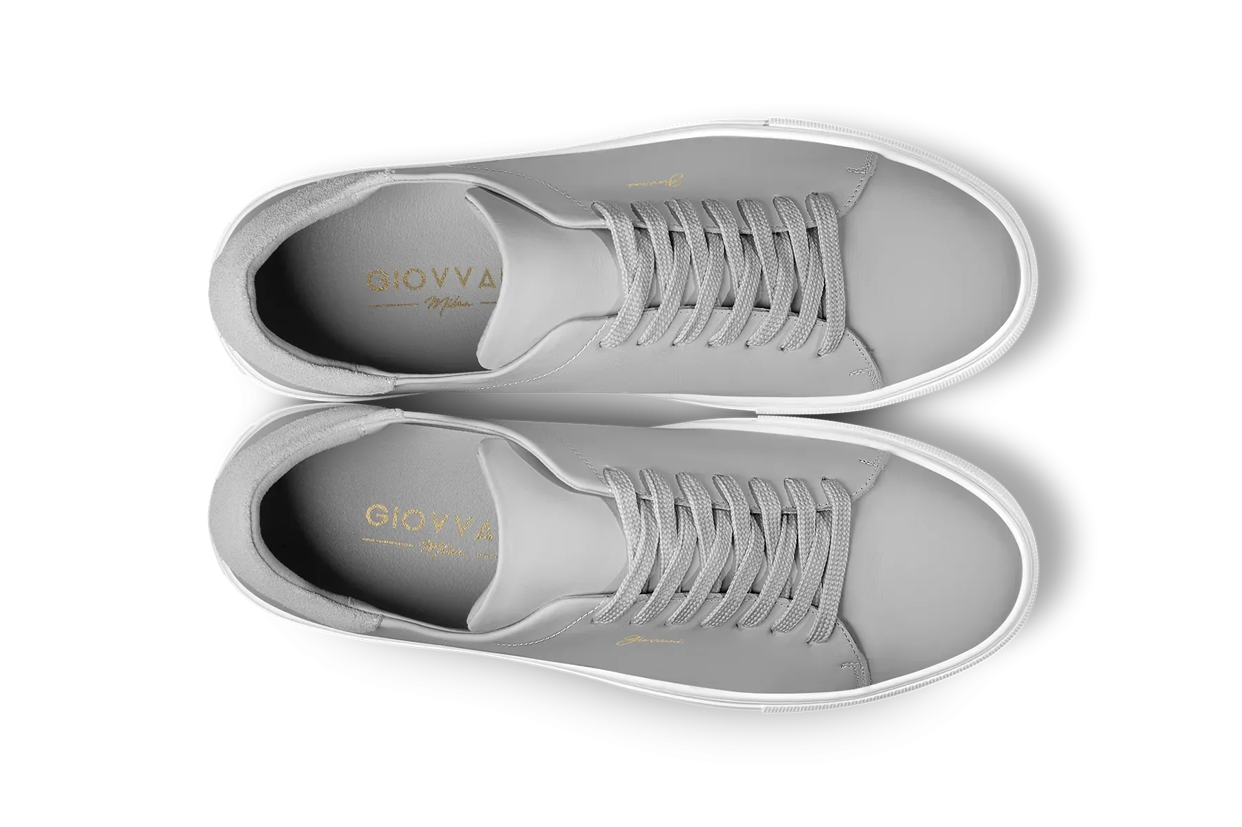 The Lorenzo - Grey Leather / White Sole - Womens