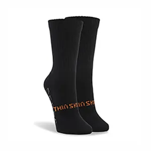 ThinSkins Short Football Socks - Black
