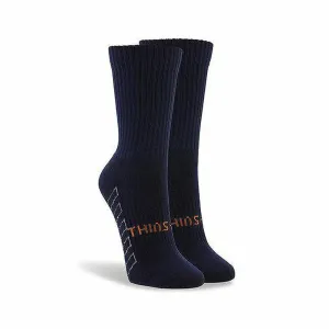 ThinSkins Short Football Socks - Navy