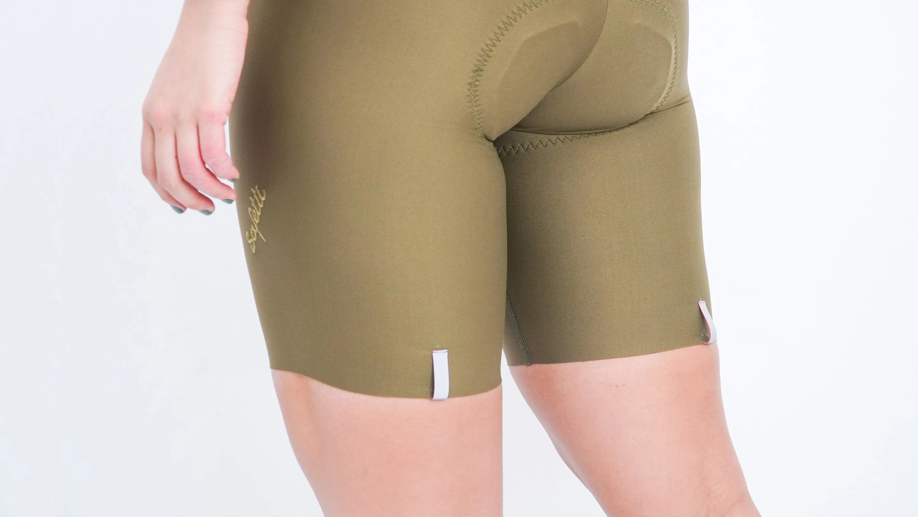 Toscana 2.0 - Oliva Cycling Bib shorts. Women