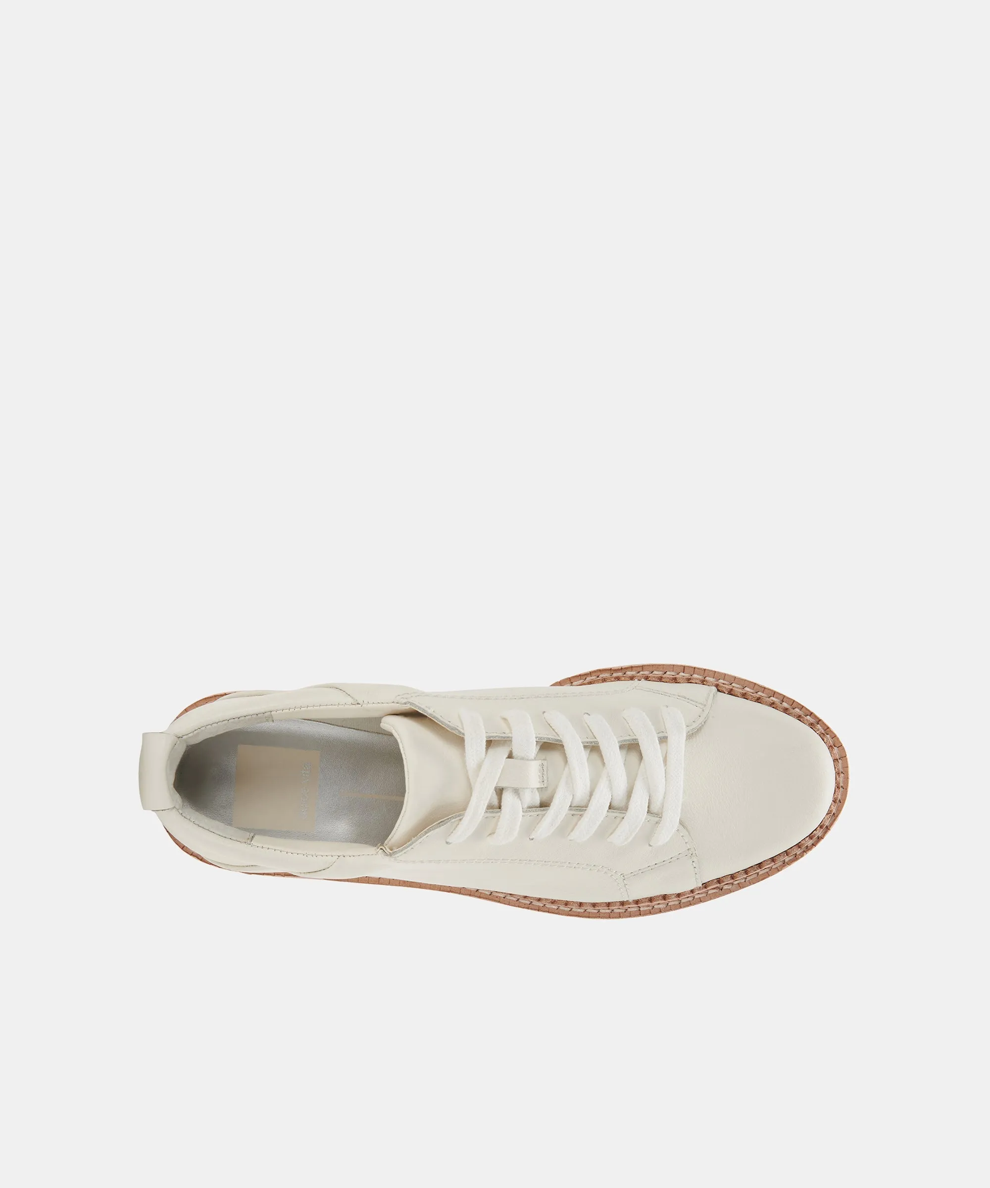 TOYAH SNEAKERS WHITE LEATHER - re:vita