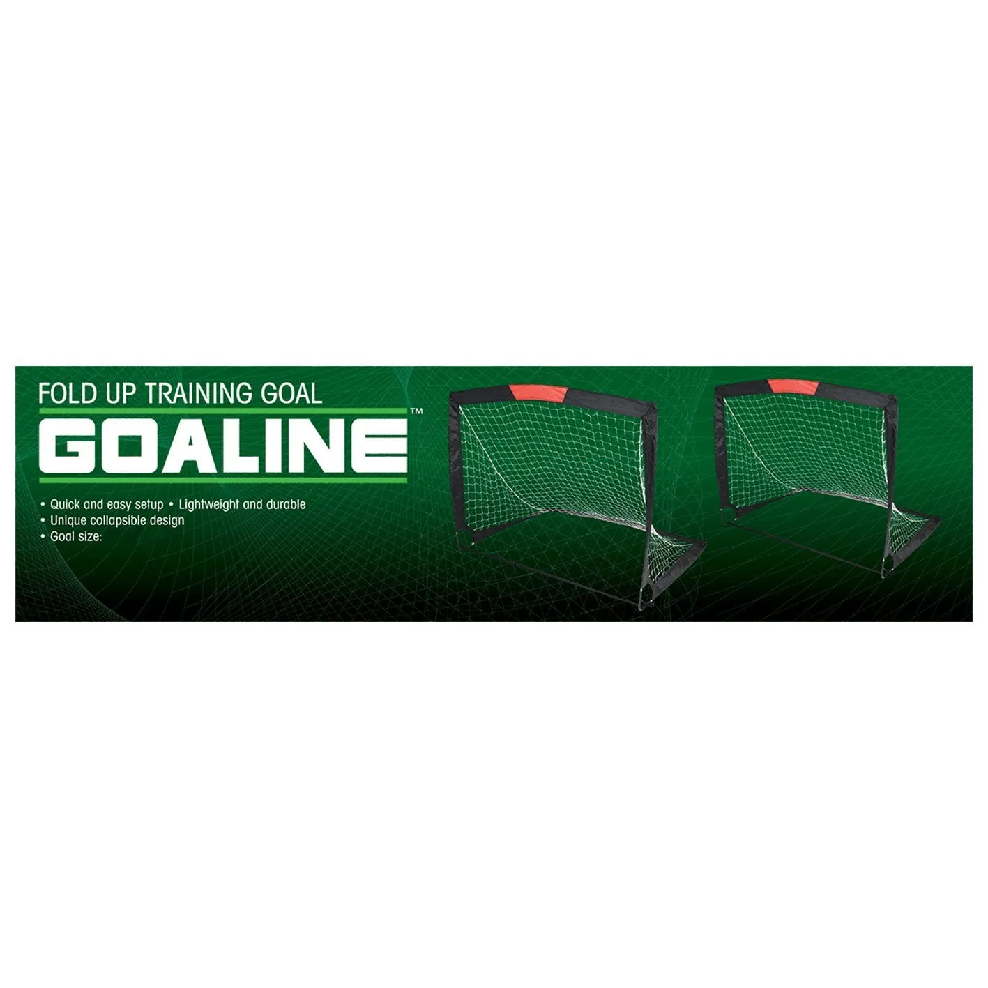 Toyrific TY5866 Goalline Pop-Up Football Goal - Set of 2