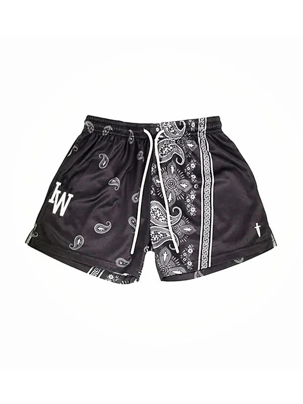 Training Fitness Mesh Stretch Shorts