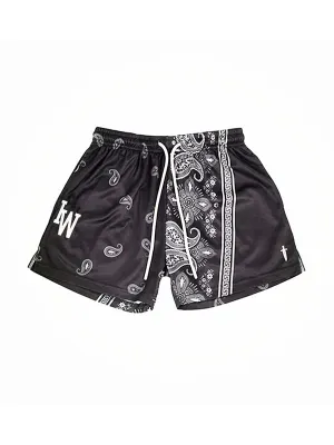 Training Fitness Mesh Stretch Shorts