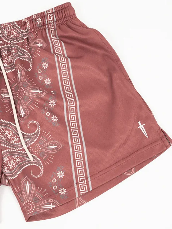 Training Fitness Mesh Stretch Shorts