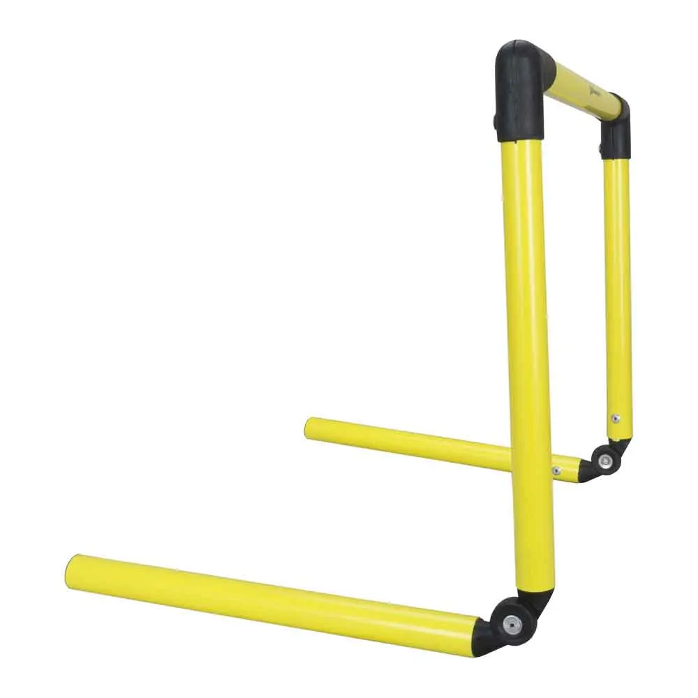 Training – Heavy Duty Adjustable Training Hurdles – Adjust from 6” to 12” - Set Of 6 – Colour Fluoro Yellow