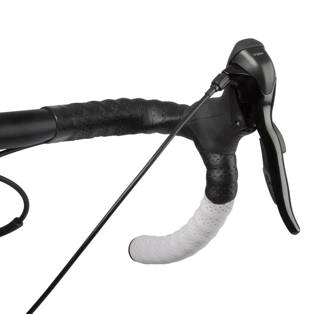 Triban 500 Cyclotourism Road Bike - Black/White