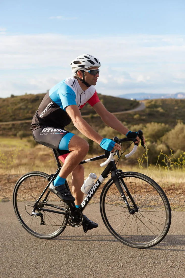 Triban 500 Cyclotourism Road Bike - Black/White