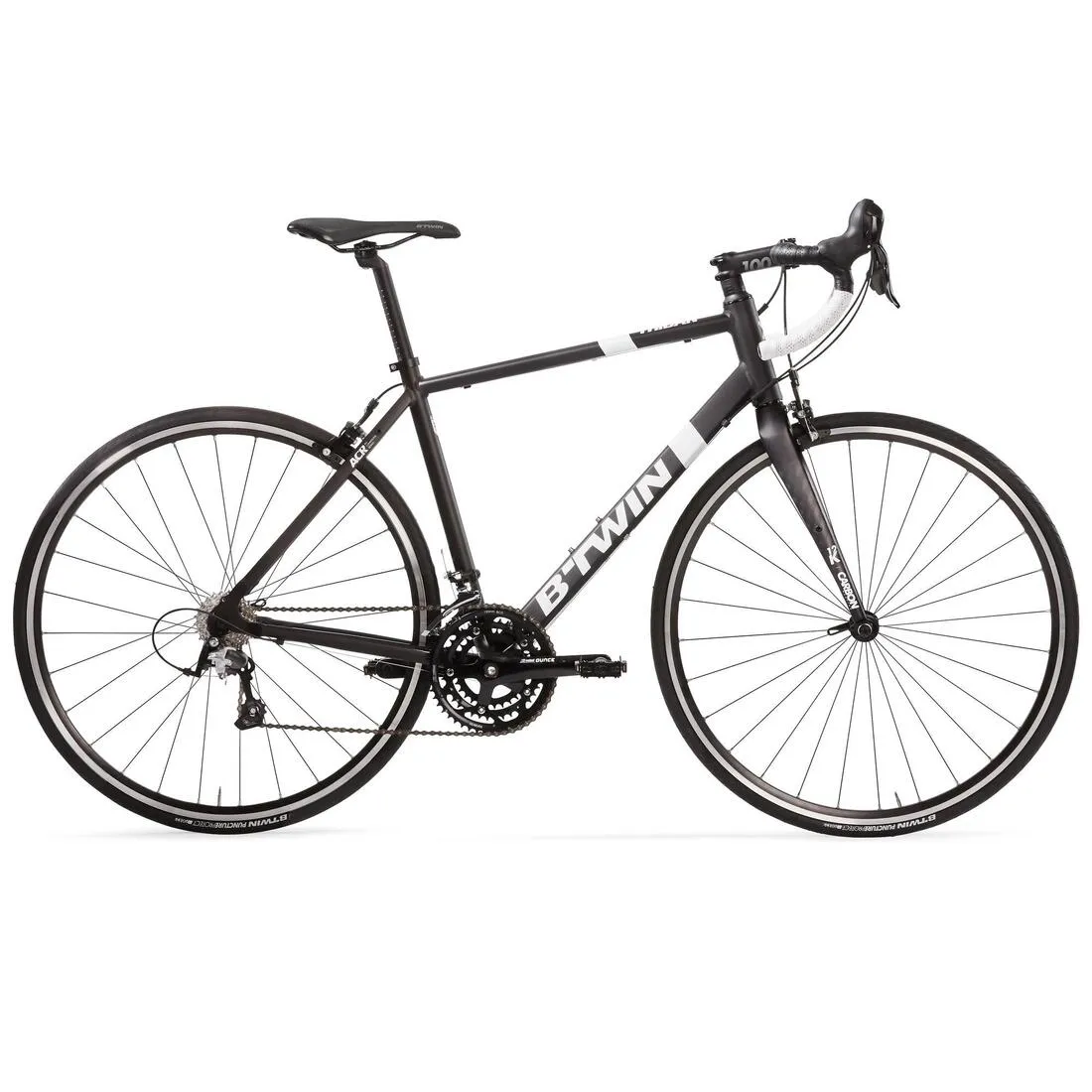 Triban 500 Cyclotourism Road Bike - Black/White
