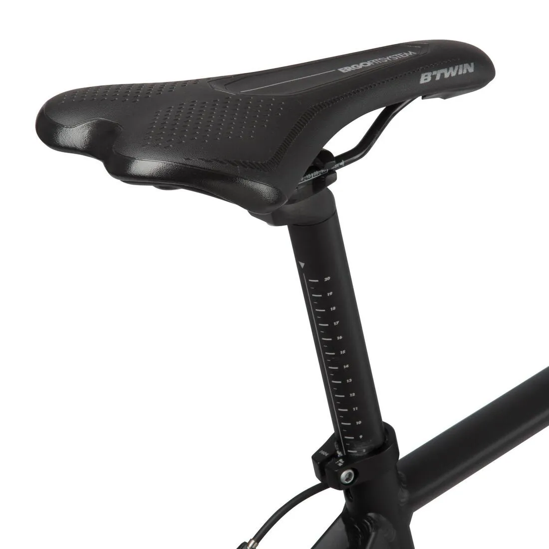 Triban 500 Cyclotourism Road Bike - Black/White