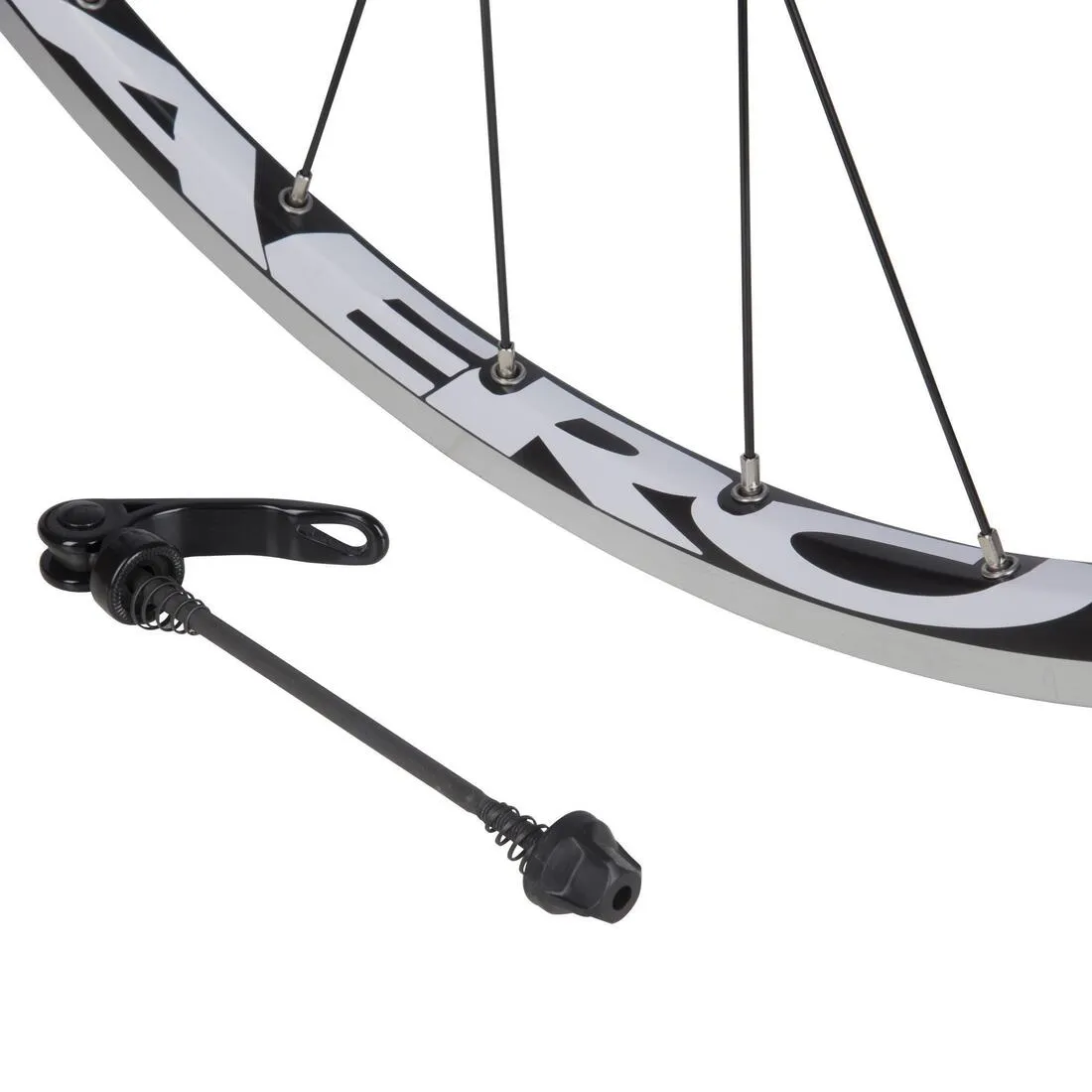 Triban 520 700 Double-Walled Front Road Bike Wheel