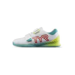 TYR L-1 Lifting Shoe White/Turq
