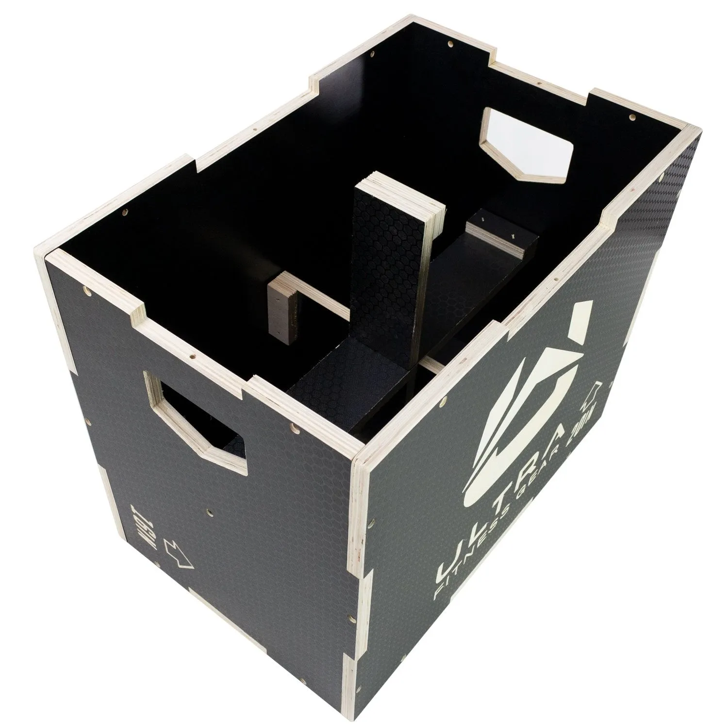 Ultra Fitness Gear 3 in 1 Anti-Slip Wood Plyo Box for Jump, Crossfit, Plyometrics. Sizes: 30/24/20, 24/20/16, 20/18/16, or 16/14/12