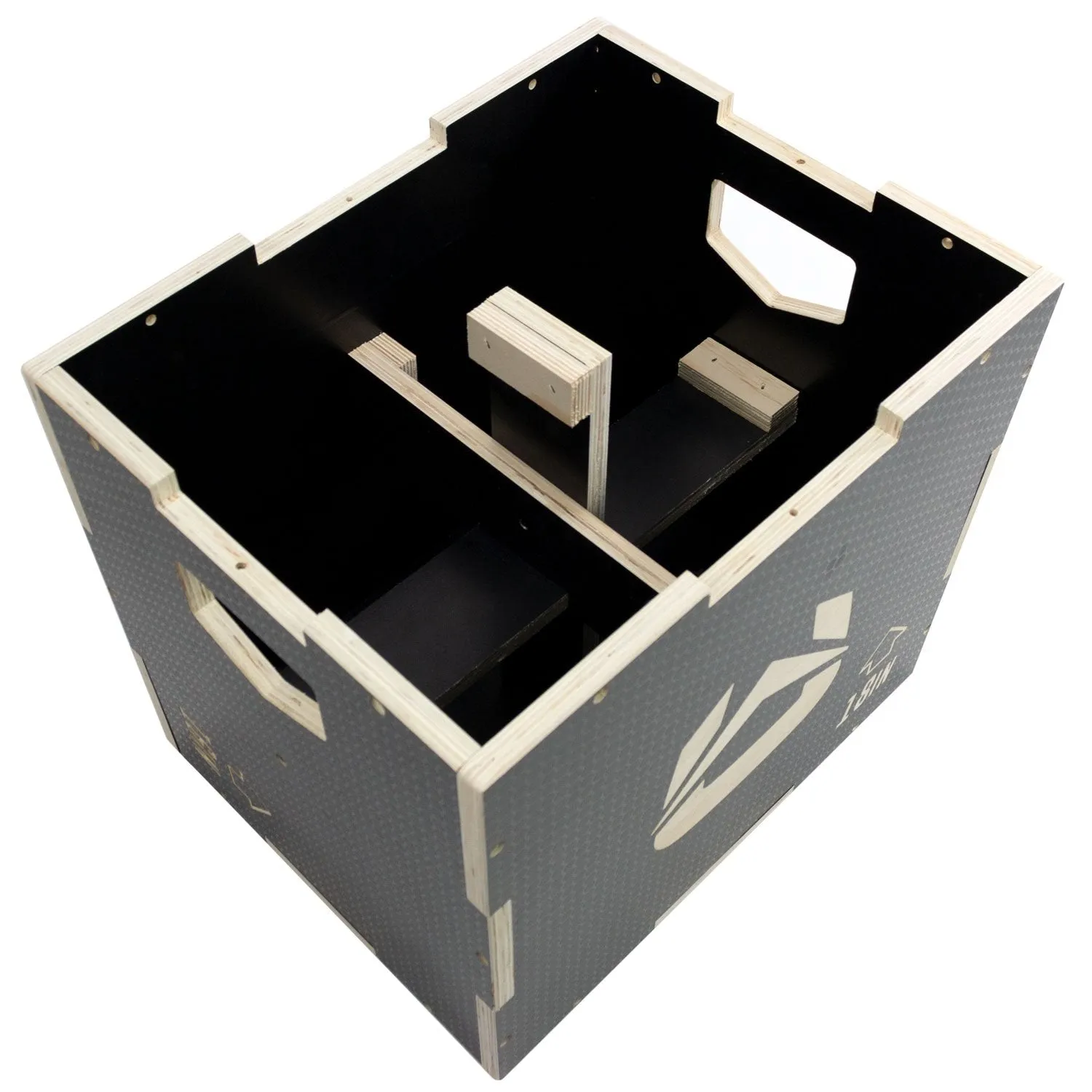 Ultra Fitness Gear 3 in 1 Anti-Slip Wood Plyo Box for Jump, Crossfit, Plyometrics. Sizes: 30/24/20, 24/20/16, 20/18/16, or 16/14/12