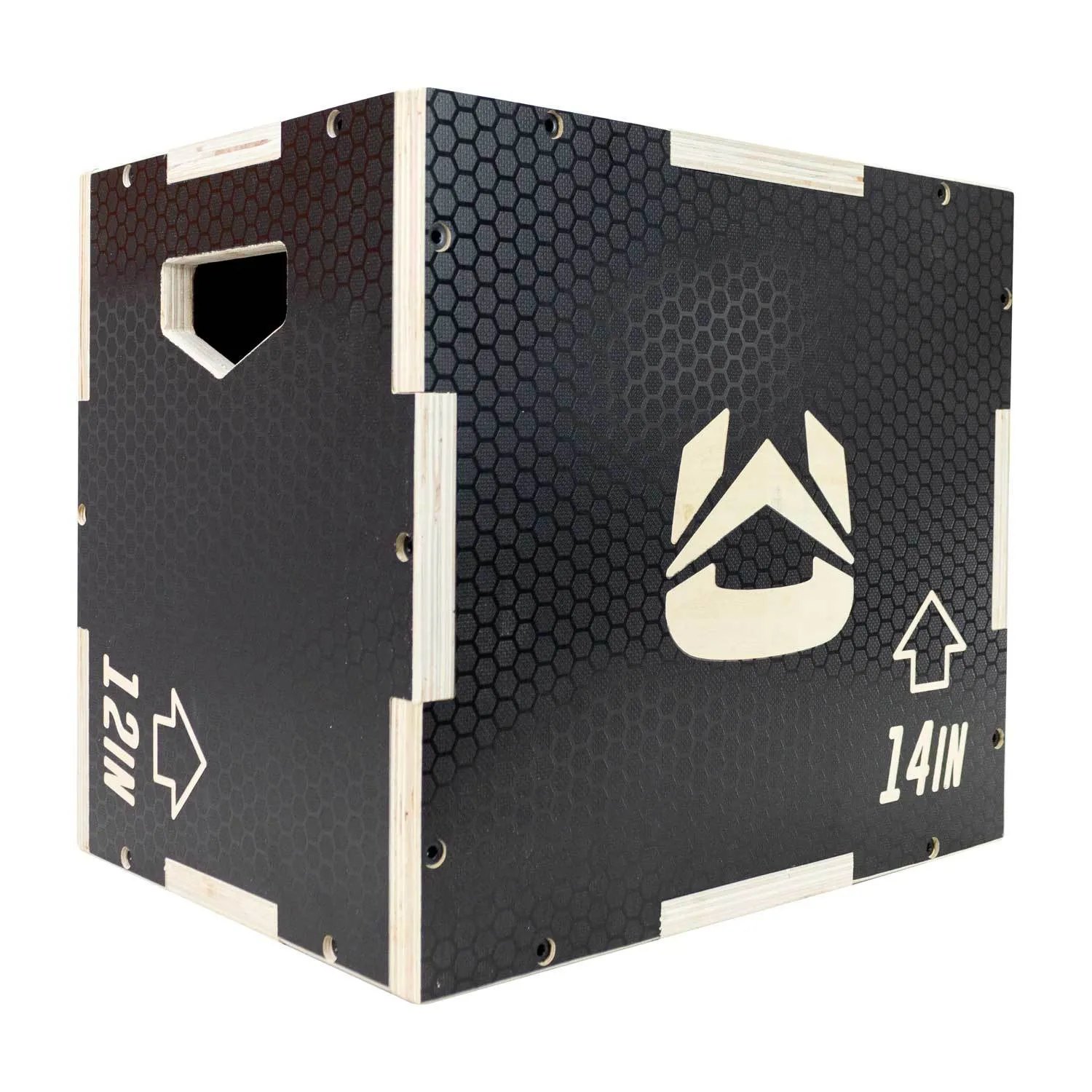 Ultra Fitness Gear 3 in 1 Anti-Slip Wood Plyo Box for Jump, Crossfit, Plyometrics. Sizes: 30/24/20, 24/20/16, 20/18/16, or 16/14/12