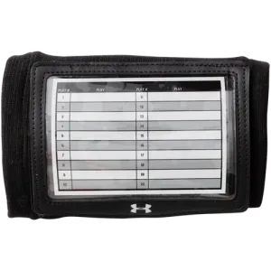 Undeniable 3-Window Wrist Coach Football Playbook Wristband