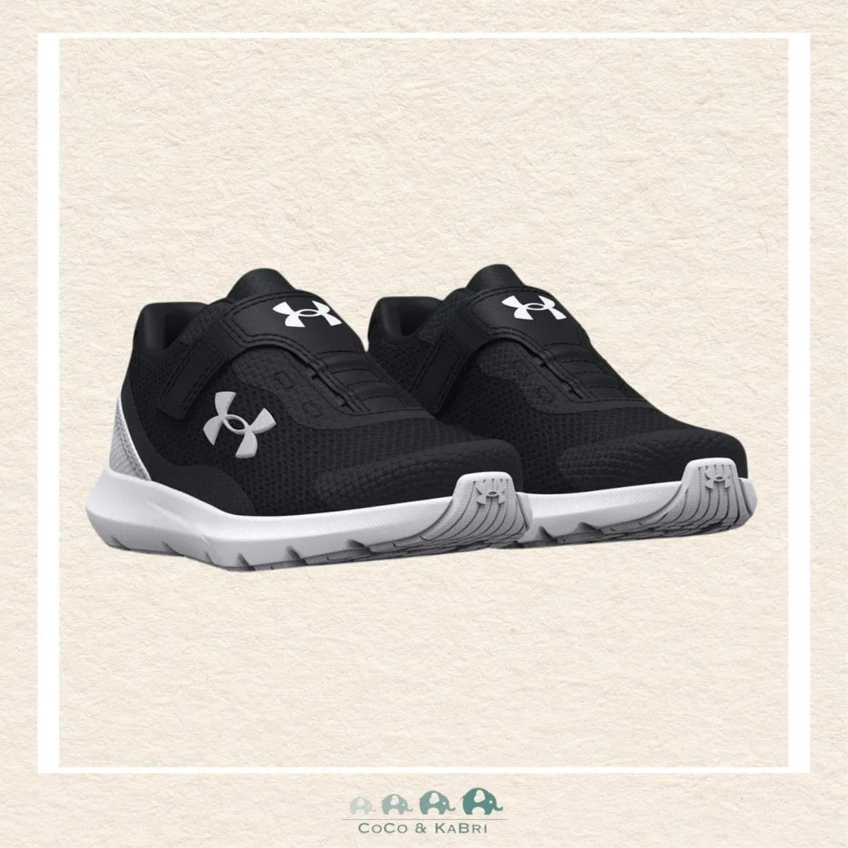 *Under Armour: Infant Surge 3 AC Running Shoes - Black (R1-305)