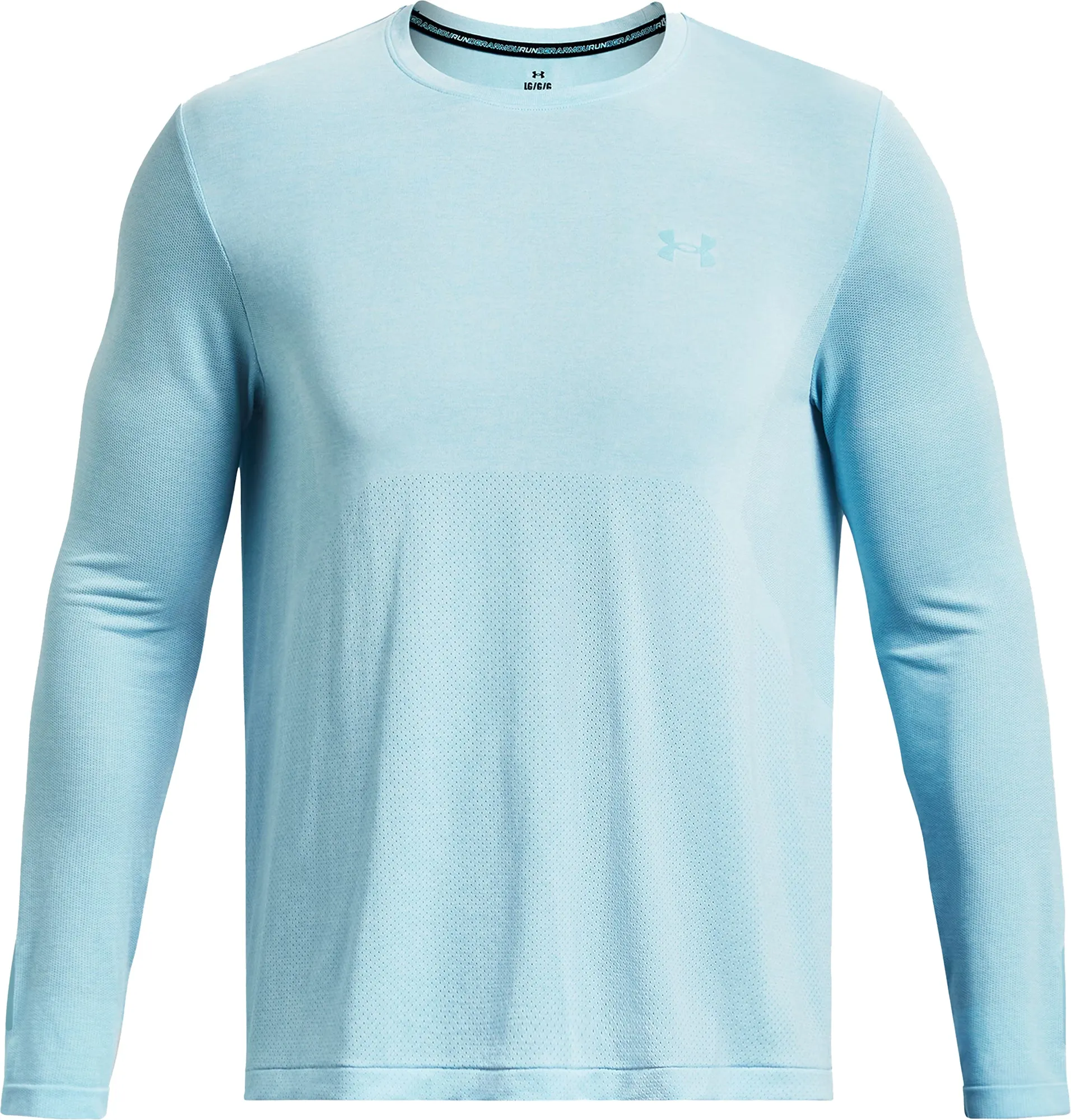 Under Armour Seamless Stride Long Sleeve Mens Running Top - Blue