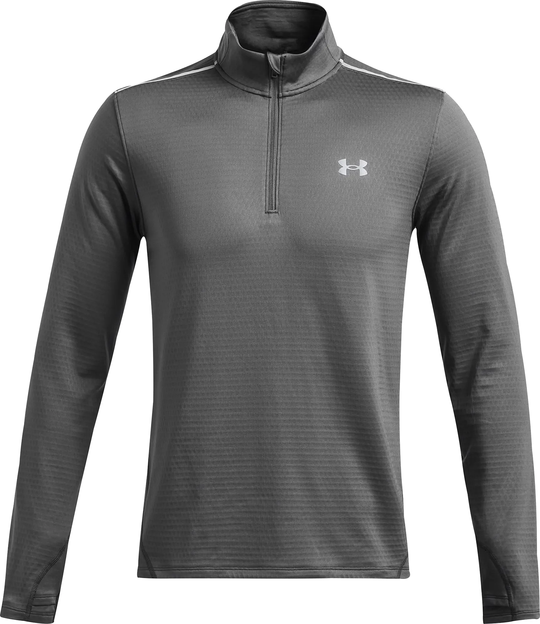 Under Armour Vanish Cold Weather Half Zip Long Sleeve Mens Running Top - Grey