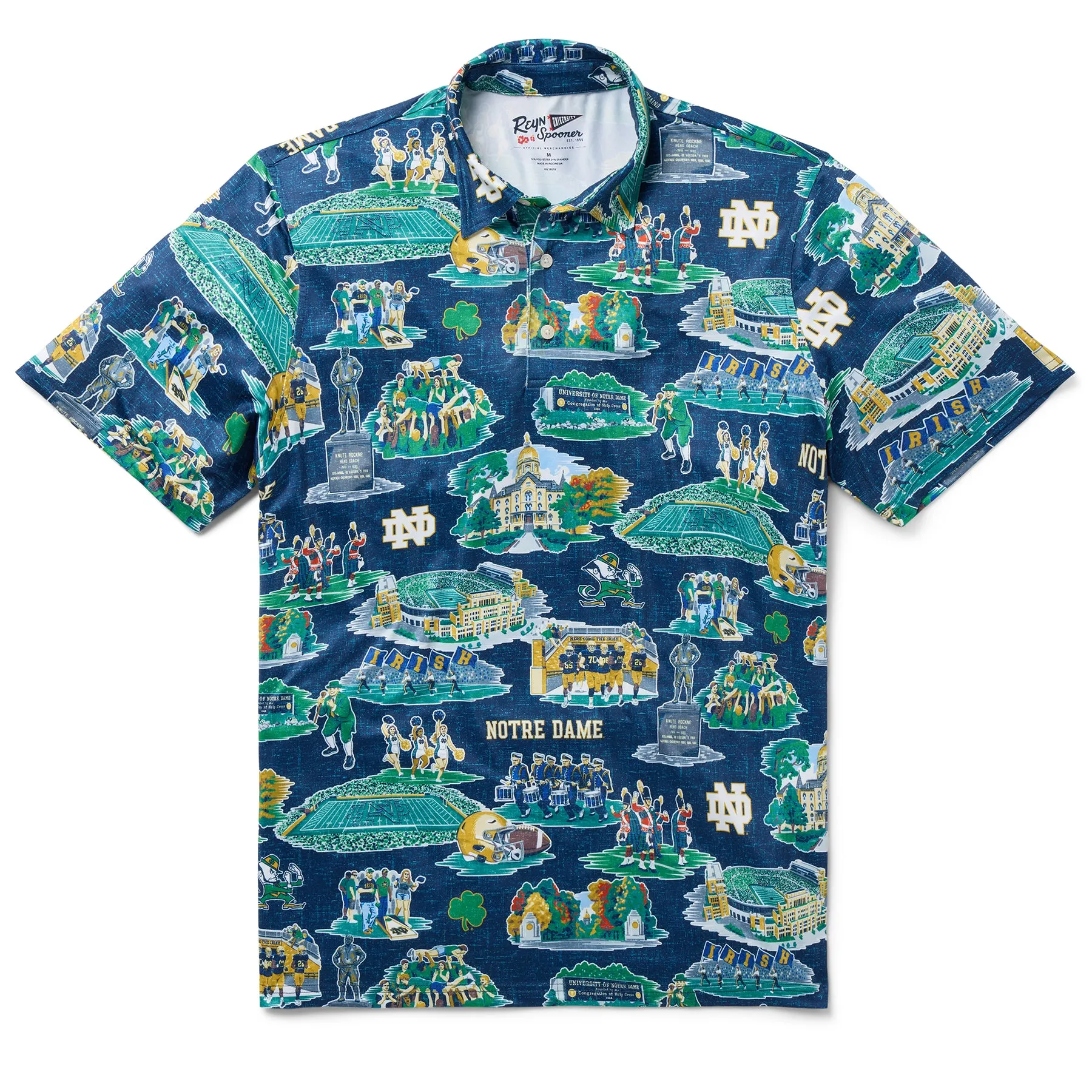 UNIVERSITY OF NOTRE DAME SCENIC PERFORMANCE POLO