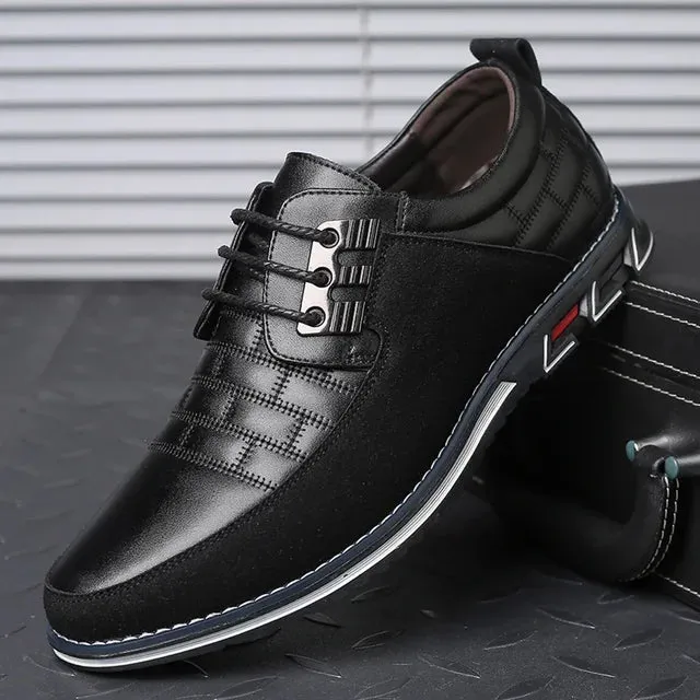 UrbanStride Herren Business-Schnürschuhe aus Leder