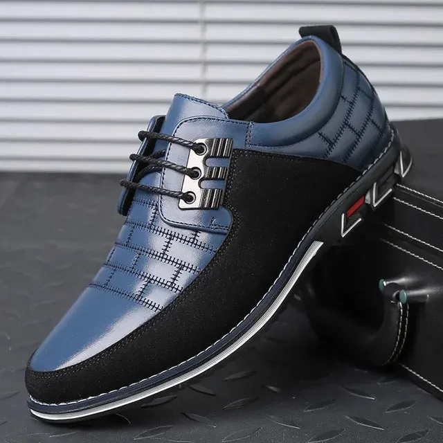 UrbanStride Herren Business-Schnürschuhe aus Leder