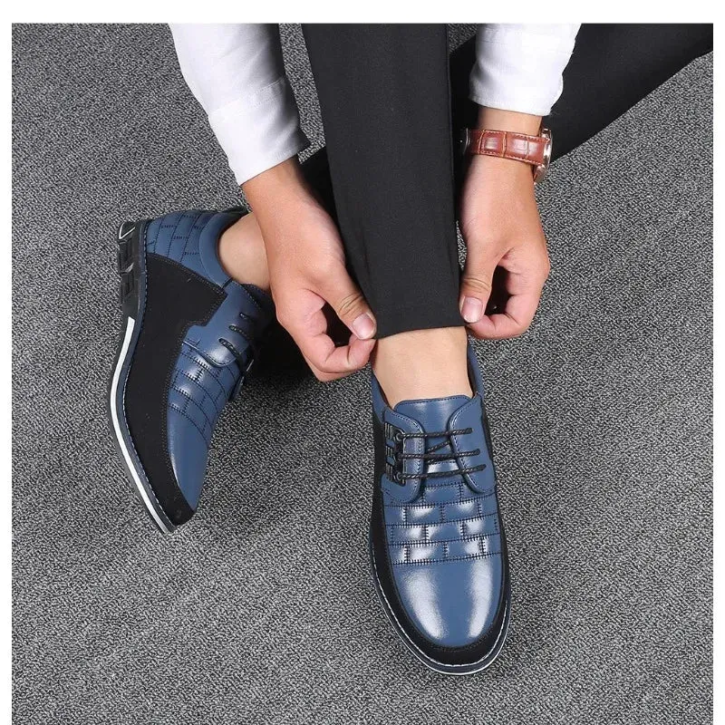 UrbanStride Herren Business-Schnürschuhe aus Leder