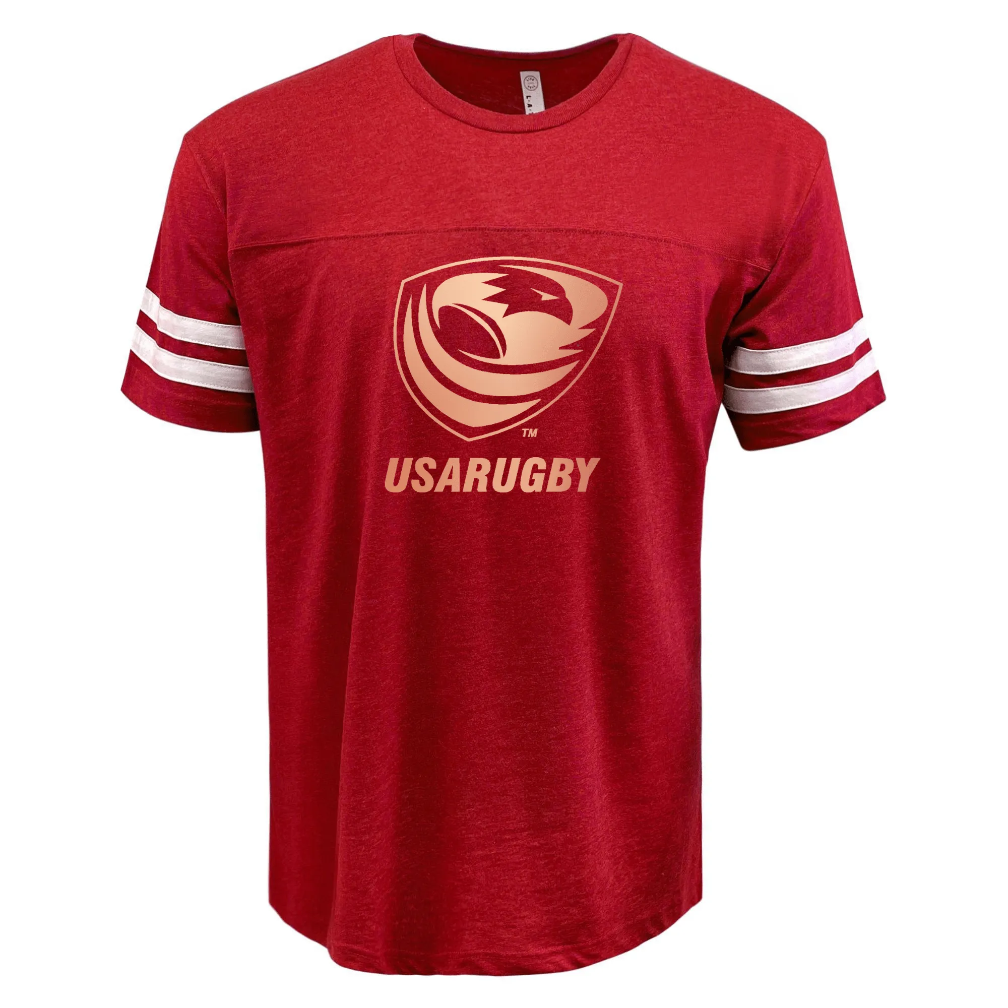 USA Rugby Bronze Football T-Shirt