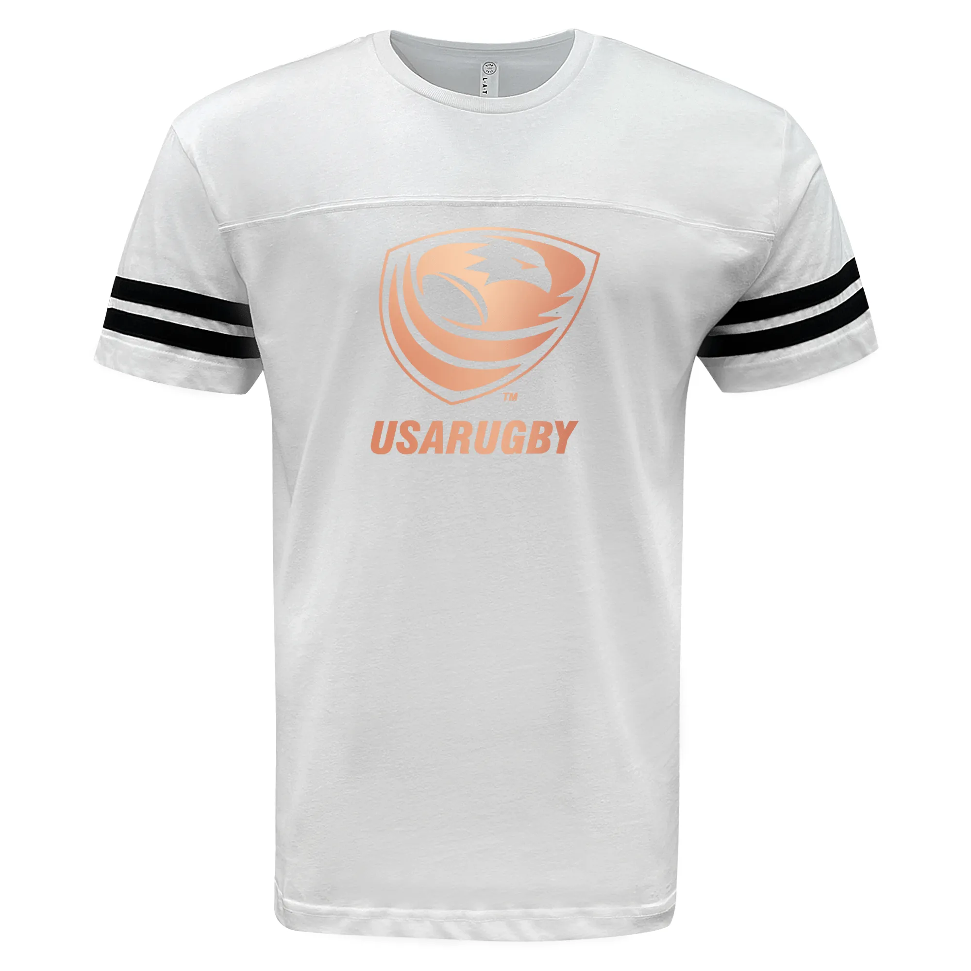 USA Rugby Bronze Football T-Shirt