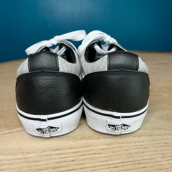 Vans Off The Wall Ward Lo Deluxe ‘T&amp;L Drizzle’ Leather Lace Up Sneakers Men’s 10