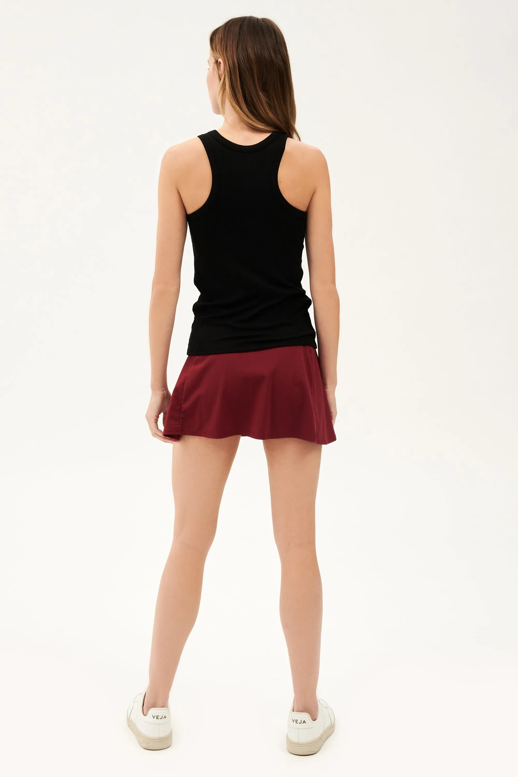 Venus High Waist Rigor Skort - Bordeaux