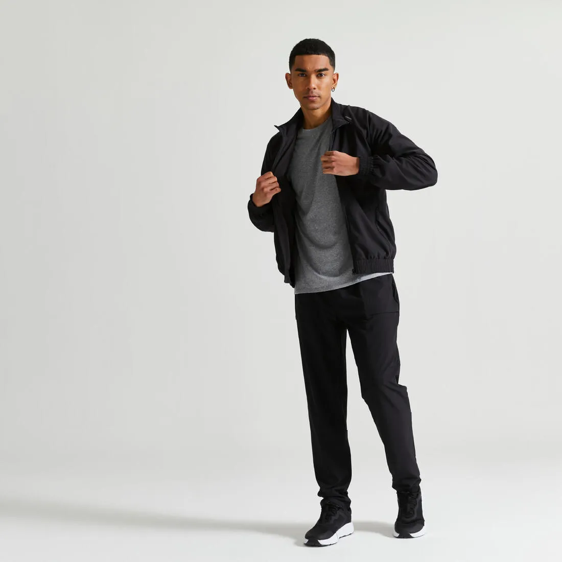 Veste de fitness standard respirant homme