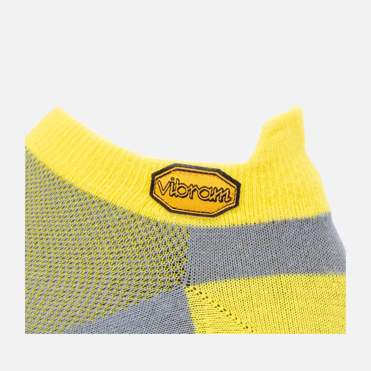 Vibram 5Toe Sock No Show (1pair)(Grey/Yellow)