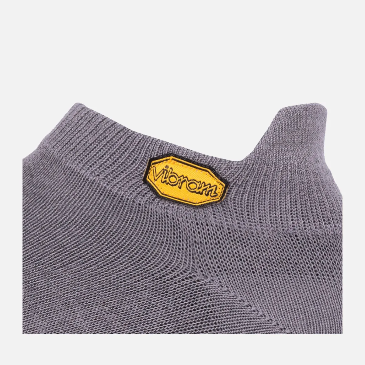 Vibram 5Toe Sock No Show (Pack of 2)(Black & Grey)