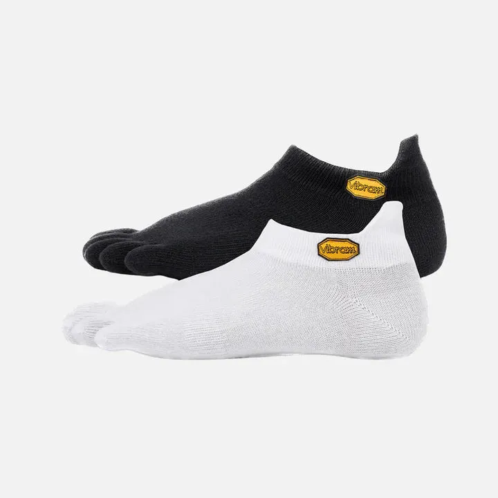 Vibram 5Toe Sock No Show (Pack Of 6) White-Grey-Red-Yellow-Black-Darkgrey