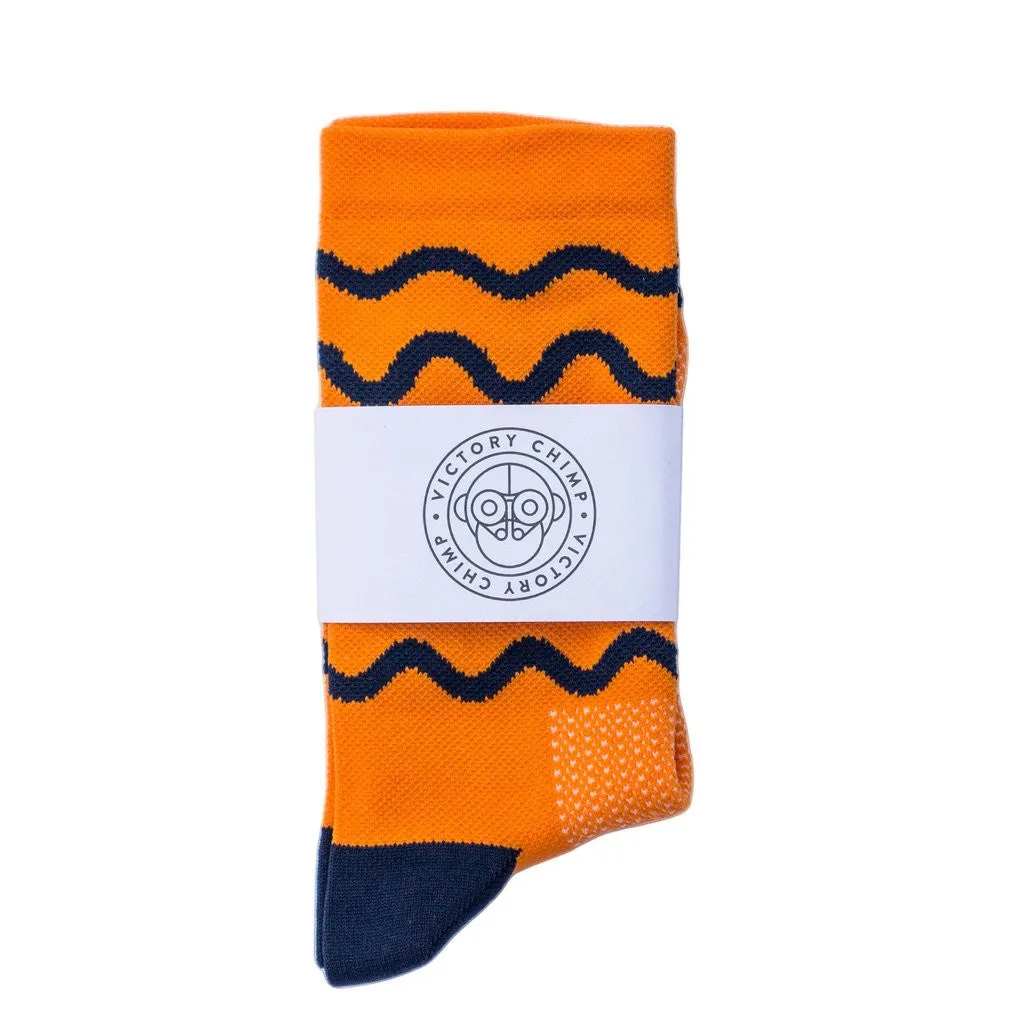 VICTORY CHIMP HILL REPEATS SOCKS - ORANGE