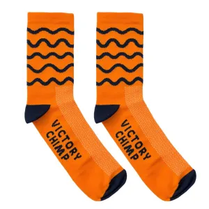 VICTORY CHIMP HILL REPEATS SOCKS - ORANGE